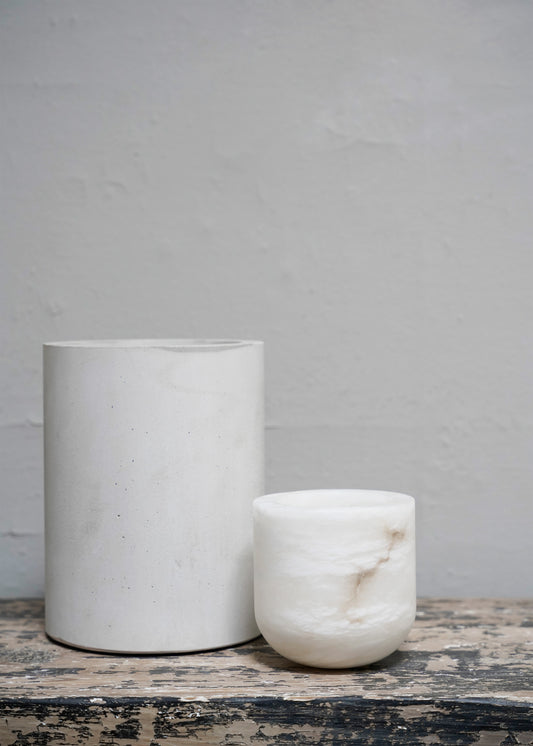 "Luce Large Alabaster Jar #2" by Michaël Verheyden