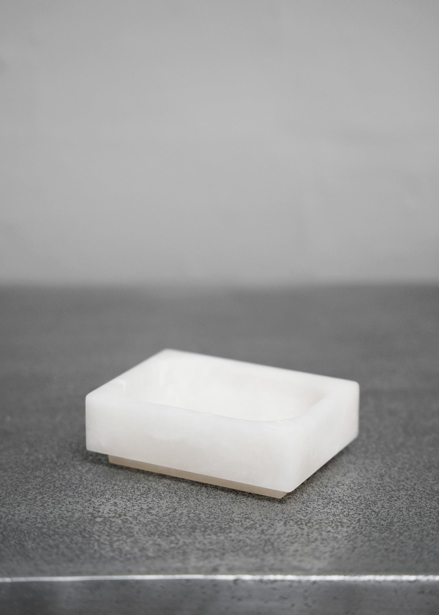 "Caro XS Soap Dish in Alabaster" by Michaël Verheyden