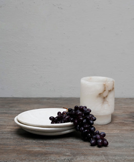 White Marble Plate
