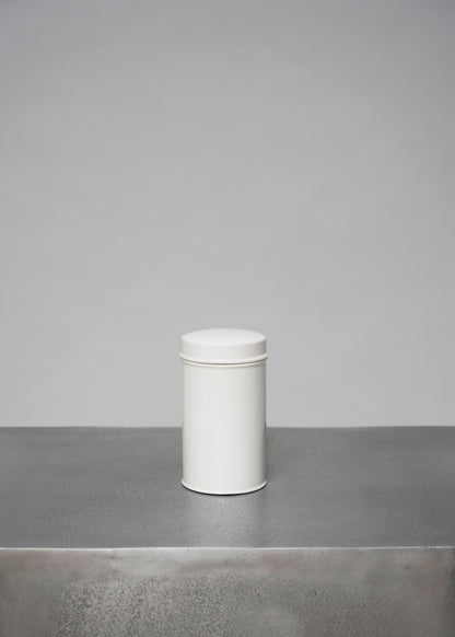 White ceramic jar M