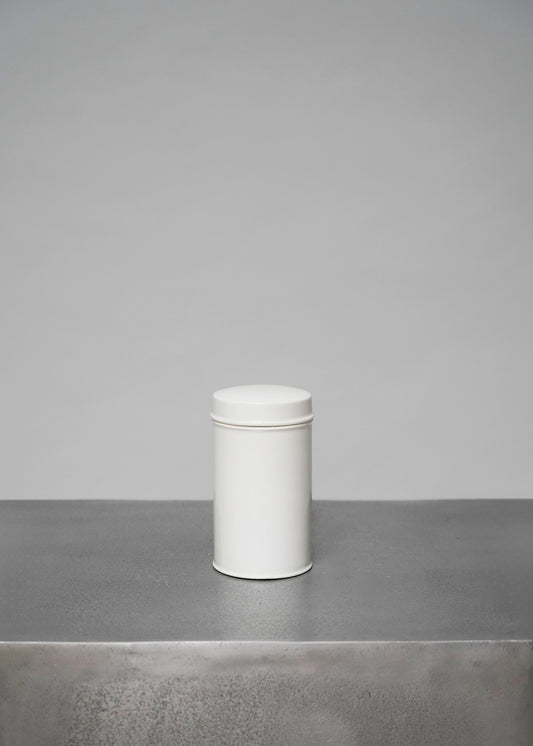 White ceramic jar M