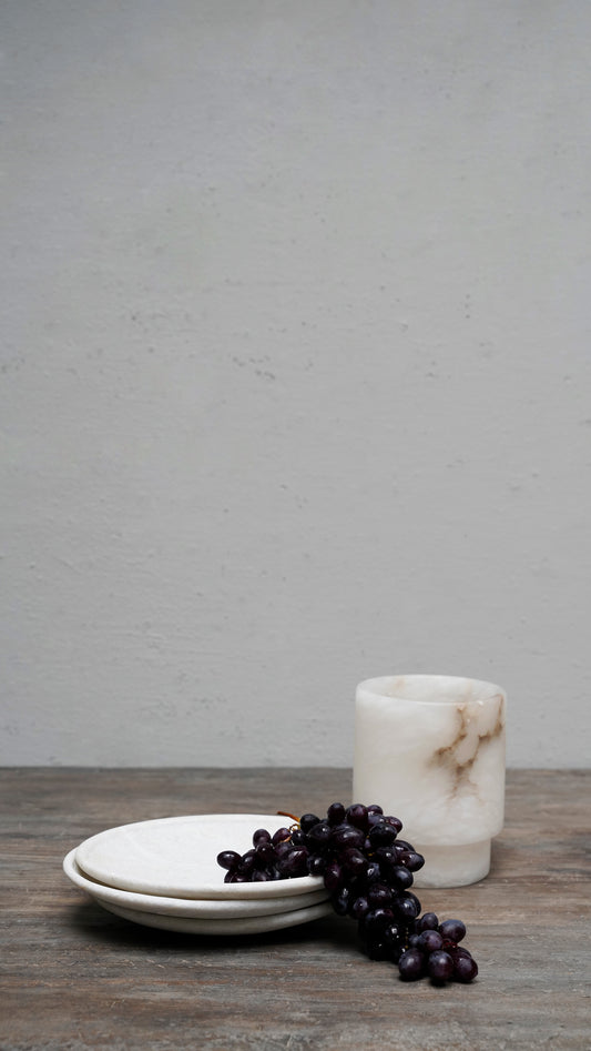 White Marble Plate