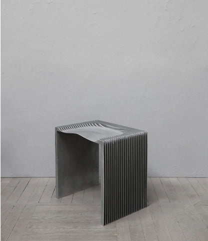 "STOOL NO1 IN ALUMINIUM" BY JAN JANSSEN