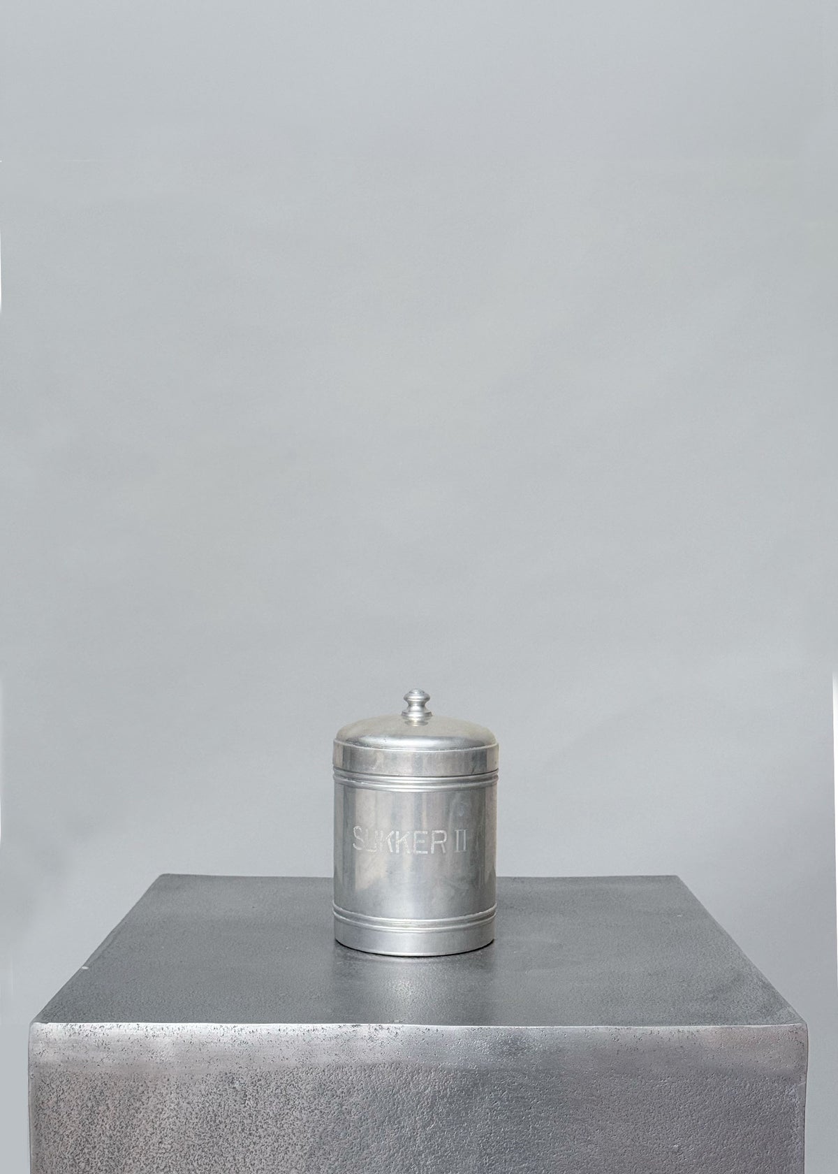 Vintage Aluminum Sugar Canister #2