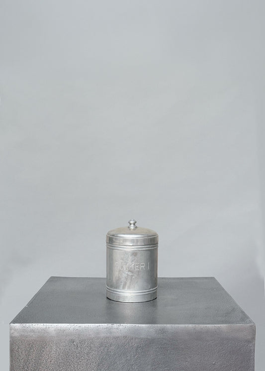 Vintage Aluminum Sugar Canister #1