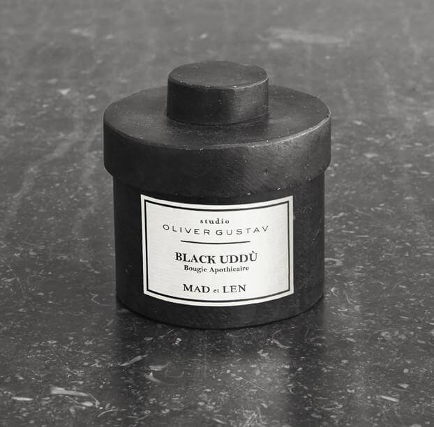 Black Uddù' Scented Candle from Mad Et Len – Studio Oliver Gustav