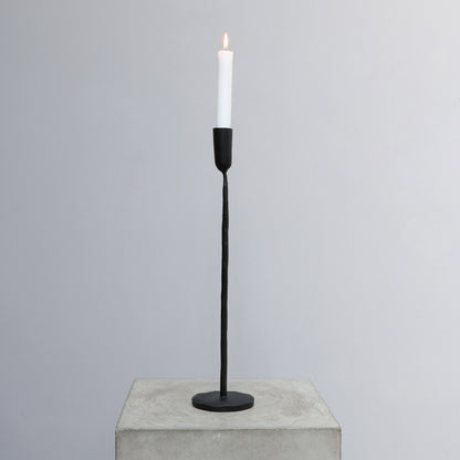 Tall and elegant Iron candle holder available in multiple sizes