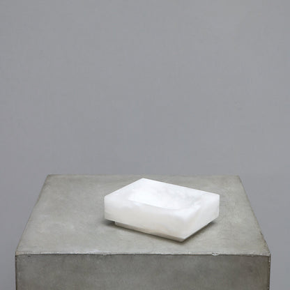 Small alabaster tray by the belgian designer Michael Verheyden