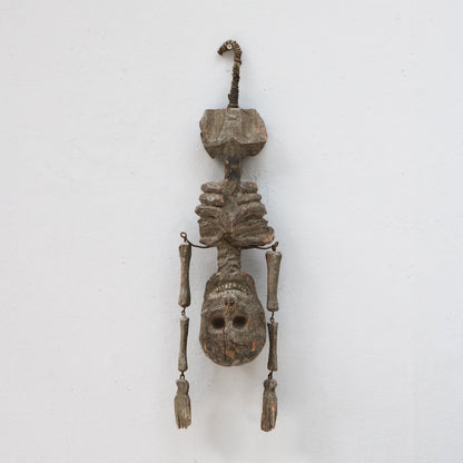 Mexican wooden skeleton