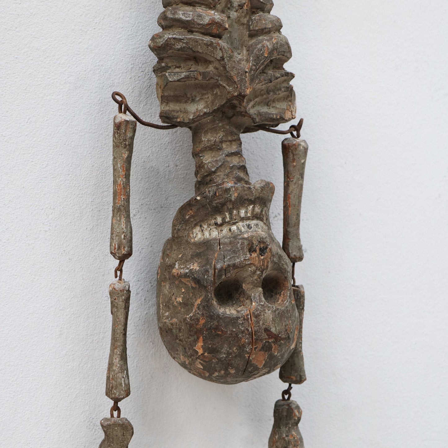 Mexican wooden skeleton