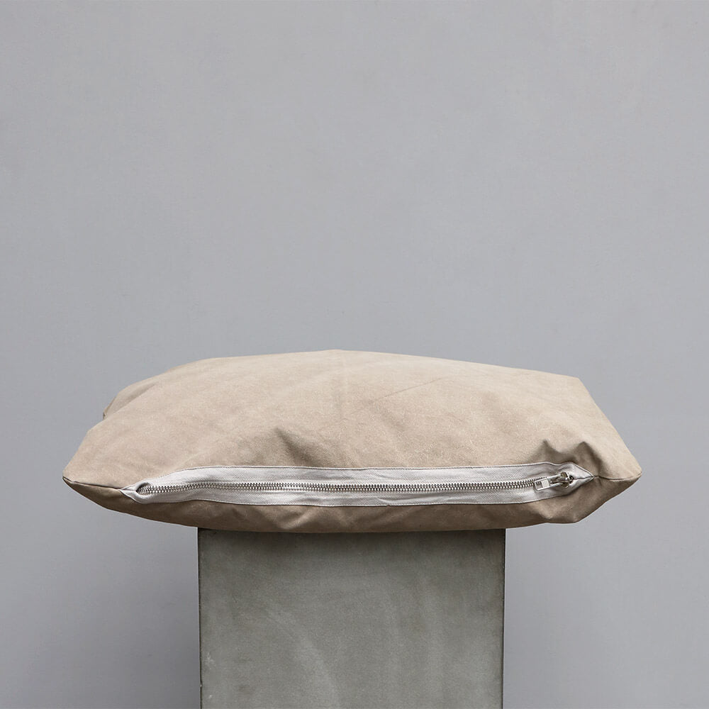 Limited edition high-quality Beige Suede Cushion - Small from Journey by Oliver Gustav