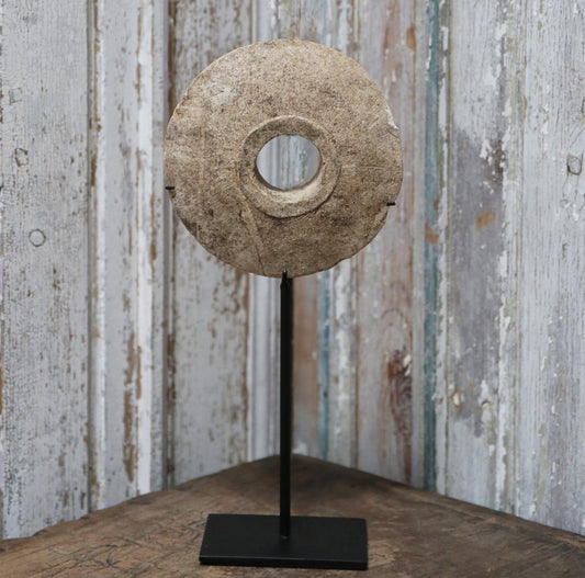 Stone Disc on stand