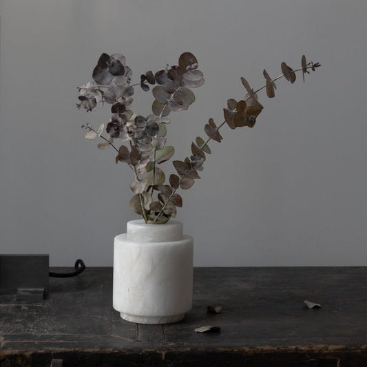 Small Vase in Alabaster by Michaël Verheyden